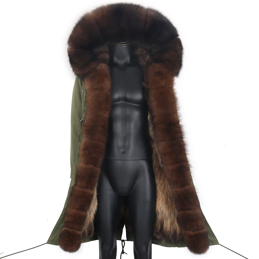 Winter Jacket Men X-Long Parka Warm Thick Fur Parka Man Waterproof Detachable Coat Natural Fox Fur Parka Outerwear Streetwear
Winter Jacket Men X-Long Parka Warm Thick Fur Parka Man Waterproof Detachable Coat Natural Fox Fur Parka Outerwear Streetwear