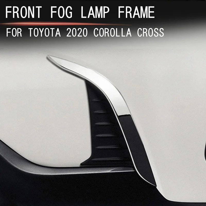 It is suitable for the electroplating decorative strip of fog lamp on the front bumper of Toyota 21 corolla cross
It is suitable for the electroplating decorative strip of fog lamp on the front bumper of Toyota 21 corolla cross