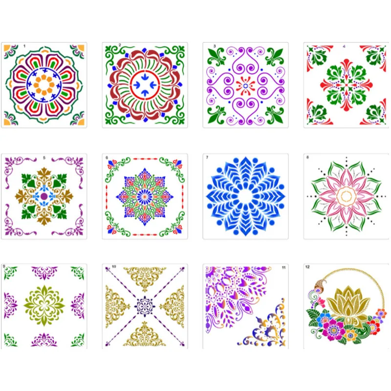 30*30cm Mandala Graffiti Painting Template DIY Layering Stencils Scrapbooking Stamp Coloring Embossing Album Cake Decor Reusable
30*30cm Mandala Graffiti Painting Template DIY Layering Stencils Scrapbooking Stamp Coloring Embossing Album Cake Decor Reusable