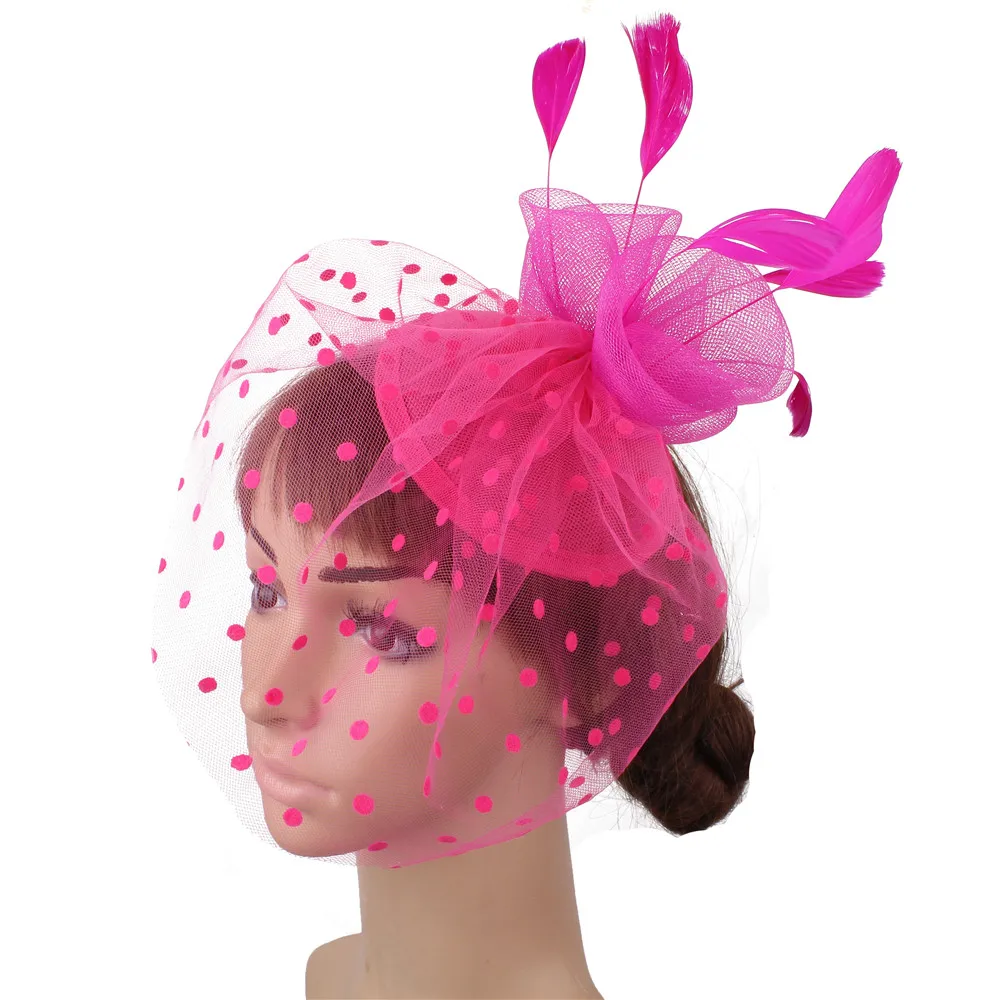 Bride Wedding Mesh Fascinators Hair Accessories Women Chic Party Dinner Headwear Cocktail Race Headpiece With Hair Clip
Bride Wedding Mesh Fascinators Hair Accessories Women Chic Party Dinner Headwear Cocktail Race Headpiece With Hair Clip
