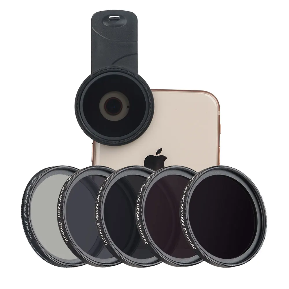 5 In 1 Mobile Phone Lens Set ND CPL Polarizing Filter Neutral Density For Smartphone
5 In 1 Mobile Phone Lens Set ND CPL Polarizing Filter Neutral Density For Smartphone