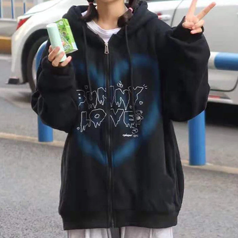 Harajuku Korean Y2K Oversized Zip Hoodie American Fashion Super David Loose Fall Sweatshirt Retro Hip Hop High Street Fashion
Harajuku Korean Y2K Oversized Zip Hoodie American Fashion Super David Loose Fall Sweatshirt Retro Hip Hop High Street Fashion