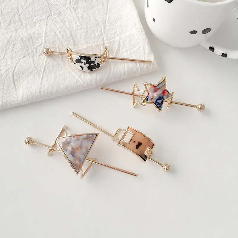 Elegant Japanese Style Women Hair Accessories Geometric Shape Alloy Hairpins Vintage Hair Clip Triangle Oval Metal Hair Sticks
Elegant Japanese Style Women Hair Accessories Geometric Shape Alloy Hairpins Vintage Hair Clip Triangle Oval Metal Hair Sticks