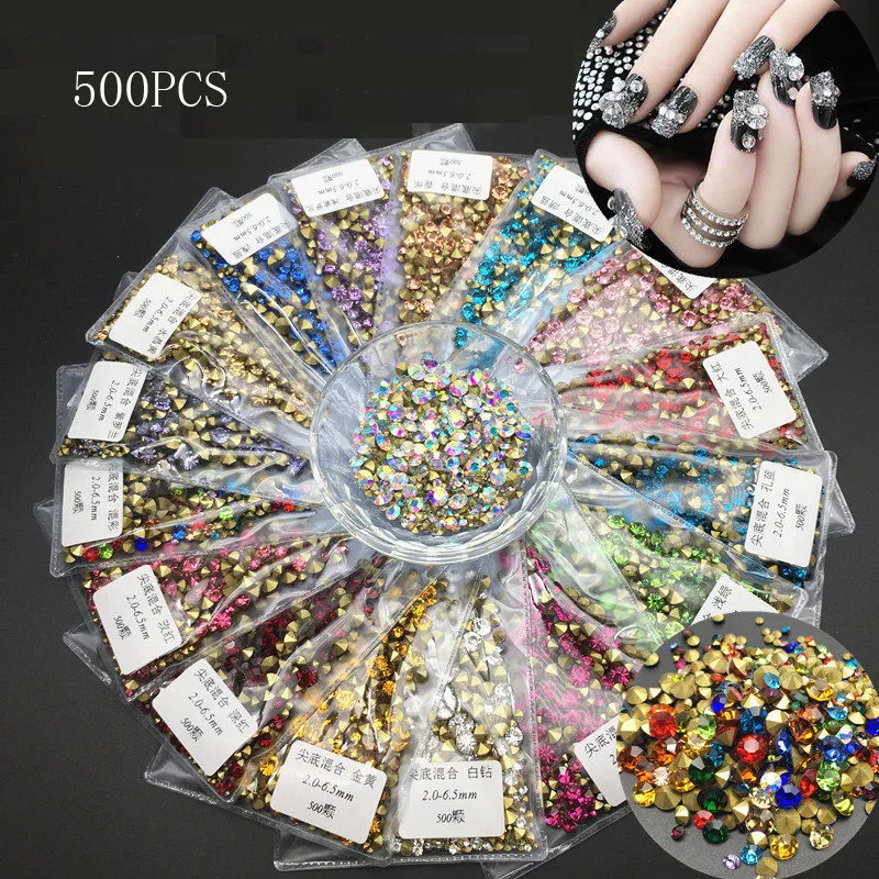 25 Colors AB Color Opal Nail Rhinestone Set Sharp Bottom Multi-size Crystal Manicure for 3D Nail Art Decoration Rhines
25 Colors AB Color Opal Nail Rhinestone Set Sharp Bottom Multi-size Crystal Manicure for 3D Nail Art Decoration Rhines