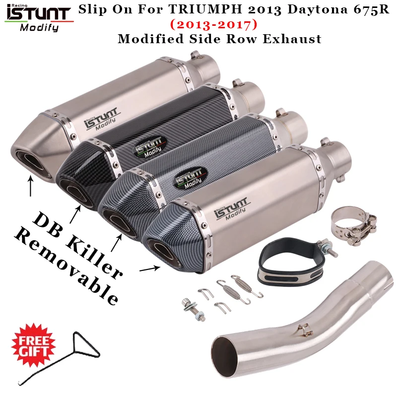 Глушитель выхлопной трубы Triumph 2013 Daytona 675R для мотоцикла с боковым рядом, глушитель выхлопной трубы среднего звена для TRIUMPH 2013 Daytona 675R
Глушитель выхлопной трубы Triumph 2013 Daytona 675R для мотоцикла с боковым рядом, глушитель выхлопной трубы среднего звена для TRIUMPH 2013 Daytona 675R
