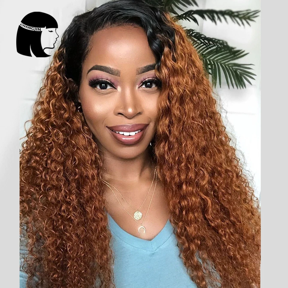 1B Brown 13X4 Lace Front Human Hair Wigs With Baby Hair Ombre Brown Kinky Curly Lace Wigs 4*4 Closure Wig For Black Women #30
1B Brown 13X4 Lace Front Human Hair Wigs With Baby Hair Ombre Brown Kinky Curly Lace Wigs 4*4 Closure Wig For Black Women #30
