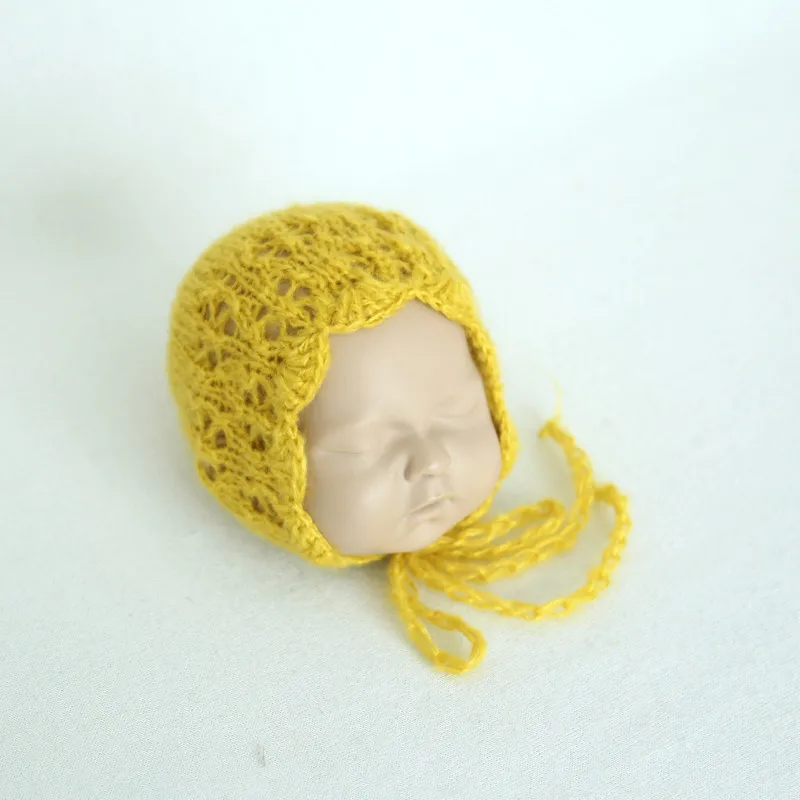 Baby handmade crochet bonnet photo prop mohair knit newborn beanie hat with photography props
Baby handmade crochet bonnet photo prop mohair knit newborn beanie hat with photography props