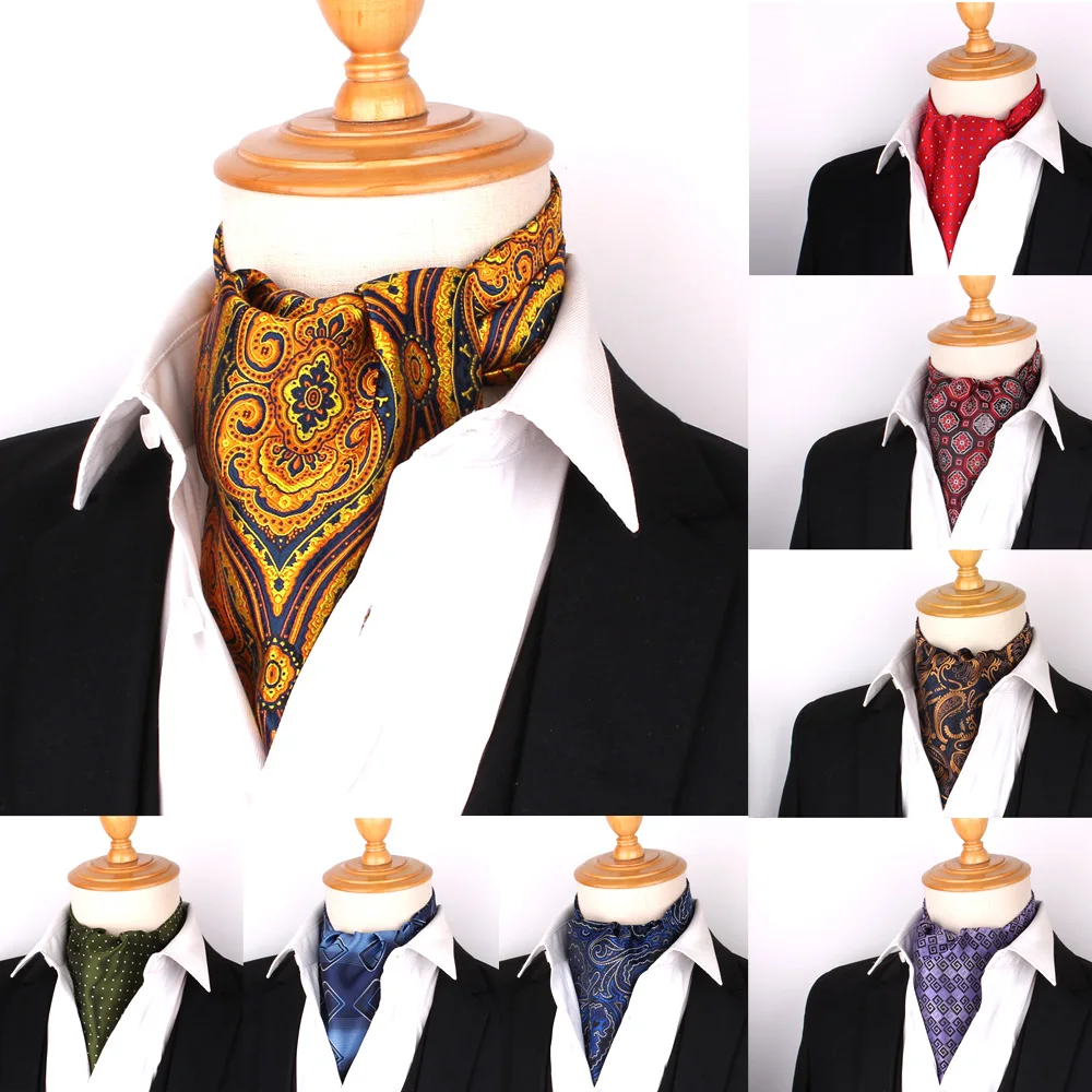 New Floral Paisley Men Cashew Tie Wedding Formal Cravat Ascot Scrunch Self British Gentleman Polyester Soft Neck Tie Luxury
New Floral Paisley Men Cashew Tie Wedding Formal Cravat Ascot Scrunch Self British Gentleman Polyester Soft Neck Tie Luxury