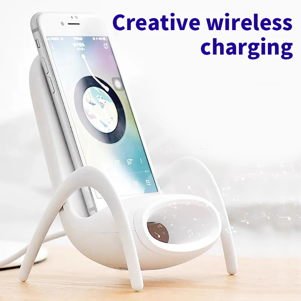10W Fast Wireless Charger Creative Mobile Phone Holder Wireless Charger Amplifier Cute Wireless Charger For Mobile Phone
10W Fast Wireless Charger Creative Mobile Phone Holder Wireless Charger Amplifier Cute Wireless Charger For Mobile Phone