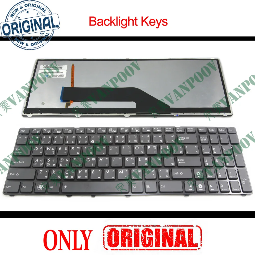 New Thailand Thai Laptop Keyboard for Asus K50 K50AB K50AF K50C K50IJ K50IN K50ID P50 K60 K61 K62 K70 K70IJ F90 X5D TI Backlight
New Thailand Thai Laptop Keyboard for Asus K50 K50AB K50AF K50C K50IJ K50IN K50ID P50 K60 K61 K62 K70 K70IJ F90 X5D TI Backlight