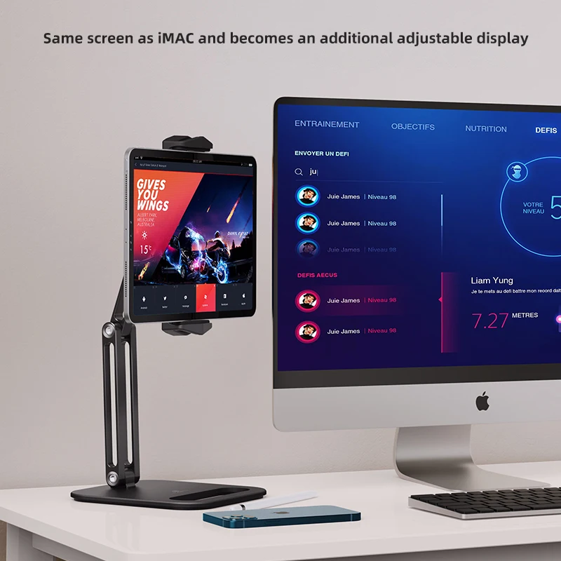 Portable Tablet Holder For iPad Holder Tablet Stand Mount Adjustable Desk Support Flexible Mobile Phone Stand for Xiaomi iphone
Portable Tablet Holder For iPad Holder Tablet Stand Mount Adjustable Desk Support Flexible Mobile Phone Stand for Xiaomi iphone