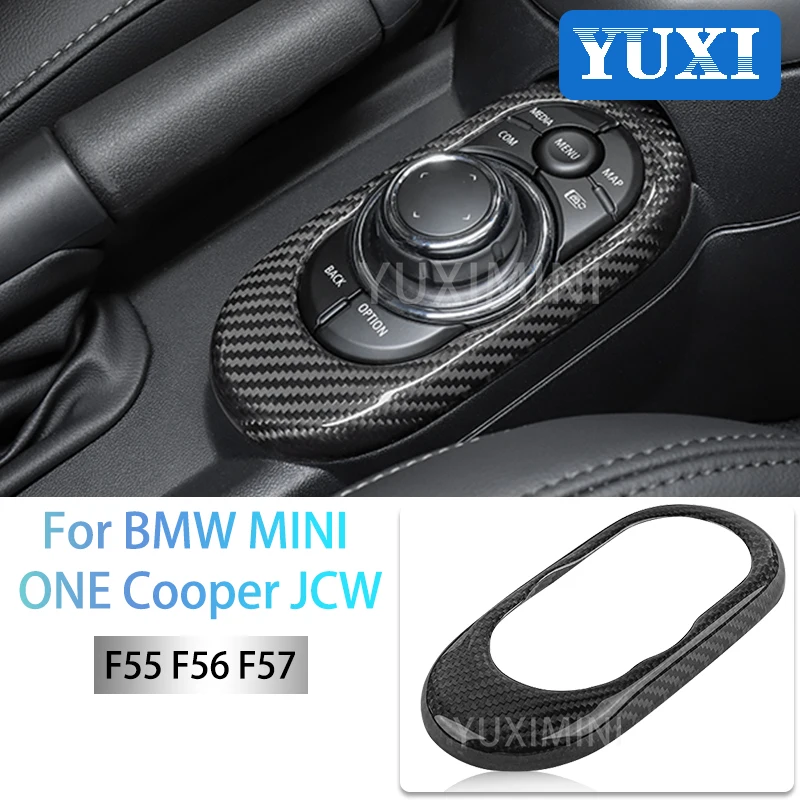 Car Gear Lever Panel Multimedia Button Frame Carbon Fiber Sticker For BMW MINI ONE Cooper JCW F55 F56 F57 Interior Accessories
Car Gear Lever Panel Multimedia Button Frame Carbon Fiber Sticker For BMW MINI ONE Cooper JCW F55 F56 F57 Interior Accessories