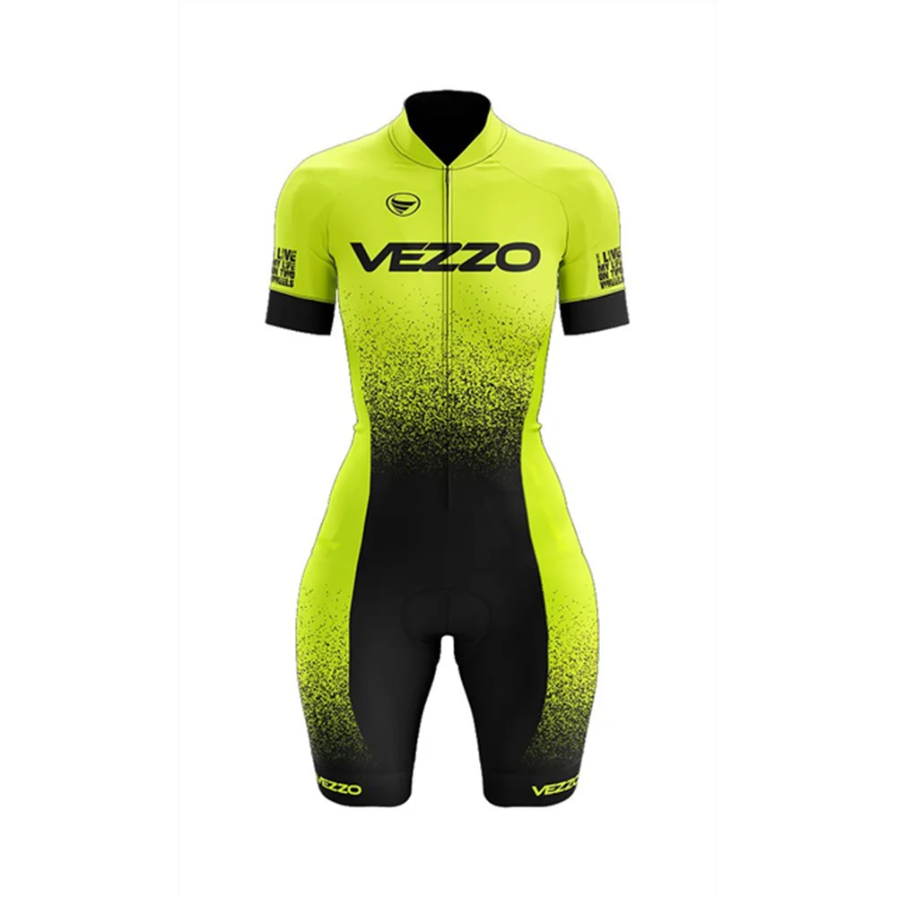 Vezzo Design Cycling Skinsuit Bike Clothing Triathlon Suit Roupa Ciclismo Maillot Mujer Wielerkleding Custom Women Cycle Apparel
Vezzo Design Cycling Skinsuit Bike Clothing Triathlon Suit Roupa Ciclismo Maillot Mujer Wielerkleding Custom Women Cycle Apparel