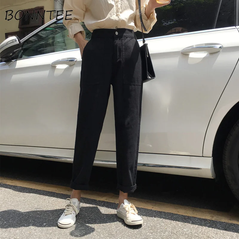 Jeans Women Elastic High Waist Big Pockets Loose Casual Womens Wide Leg Trousers Students Denim Fashion New Style All-match Chic
Jeans Women Elastic High Waist Big Pockets Loose Casual Womens Wide Leg Trousers Students Denim Fashion New Style All-match Chic