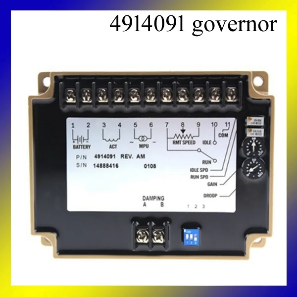 Generator Speed Controller 4914091 genset repair part electric diesel engine speed govornor brushless alternator motor regulator
Generator Speed Controller 4914091 genset repair part electric diesel engine speed govornor brushless alternator motor regulator