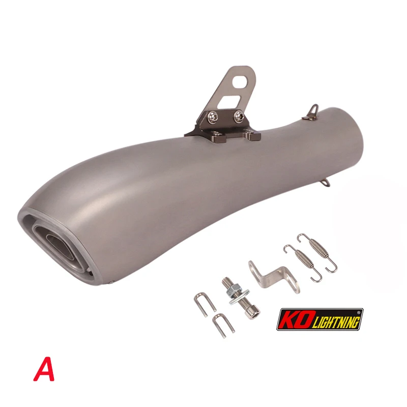 60mm Universal Motorcycle Exhaust Vent Pipe With DB Killer 380mm Stainless Steel Exhaust System For ATV Street Bike
60mm Universal Motorcycle Exhaust Vent Pipe With DB Killer 380mm Stainless Steel Exhaust System For ATV Street Bike