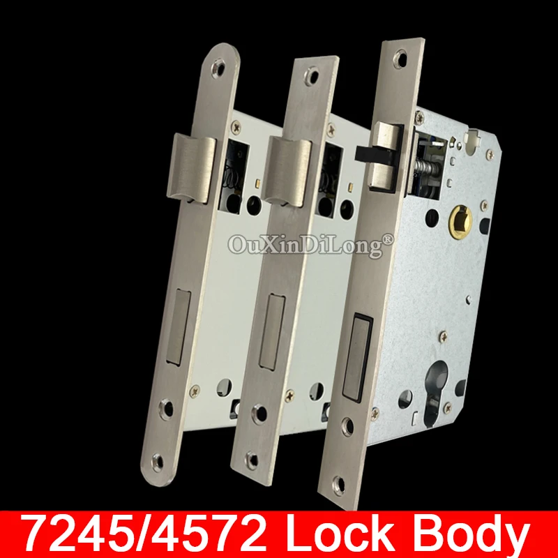 1PCS Stinless Steel 7245 Lock Body 4572 Indoor Wooden Door Lock Body Lock Margin 72mm Space 45mm for 29mm Cylinder GF600
1PCS Stinless Steel 7245 Lock Body 4572 Indoor Wooden Door Lock Body Lock Margin 72mm Space 45mm for 29mm Cylinder GF600