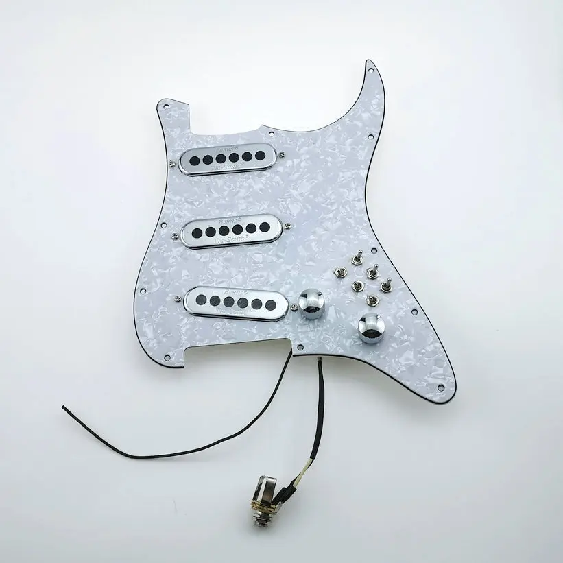 Три-Sonics Брайан Мэй загруженный Pickguard хром белый жемчуг/цвет желтого жемчуга
Три-Sonics Брайан Мэй загруженный Pickguard хром белый жемчуг/цвет желтого жемчуга