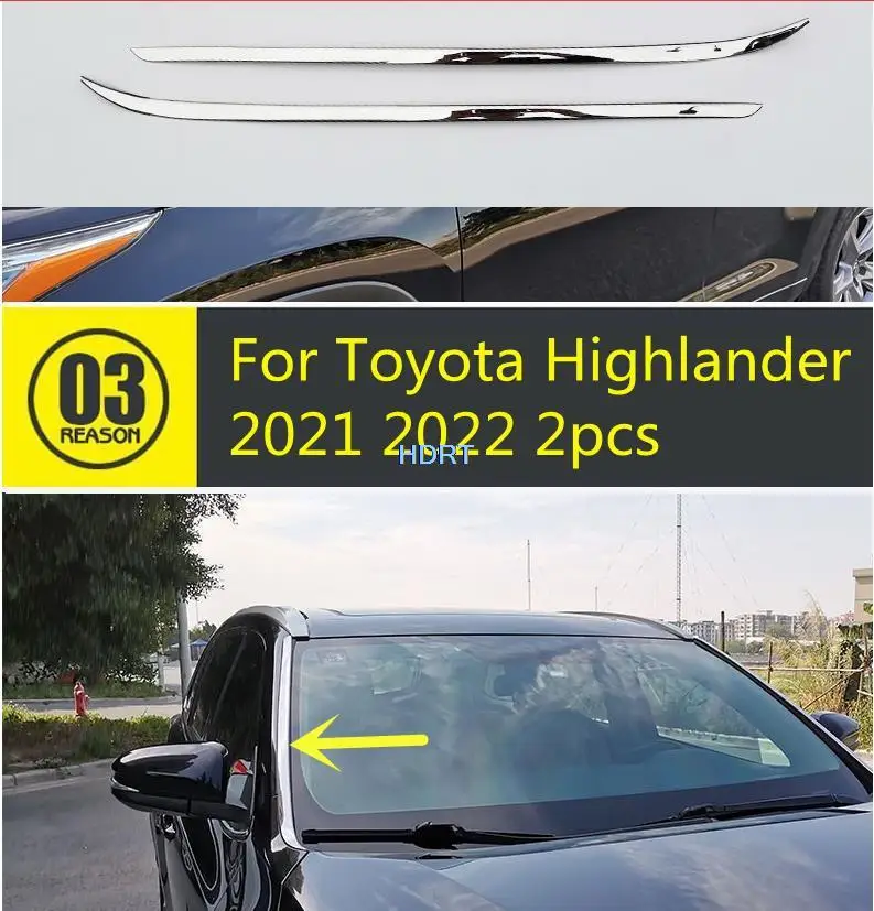 Накладки из нержавеющей стали для переднего лобового стекла Toyota Highlander 2021 2022
Накладки из нержавеющей стали для переднего лобового стекла Toyota Highlander 2021 2022
