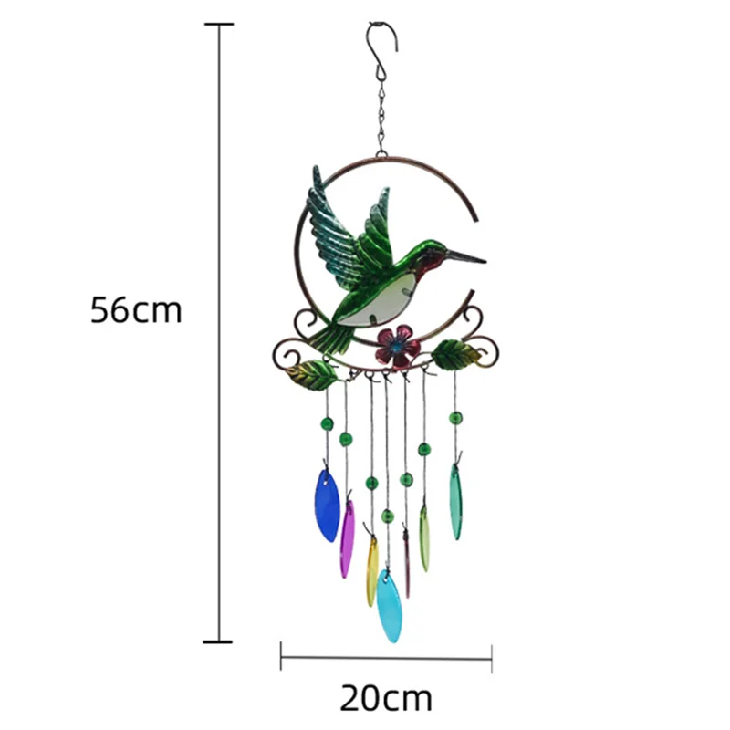Hummingbird 7 Color Glass Piece Wind Chime Pendant Home Car Decoration Student Graduates Day Gift In Stock
Hummingbird 7 Color Glass Piece Wind Chime Pendant Home Car Decoration Student Graduates Day Gift In Stock