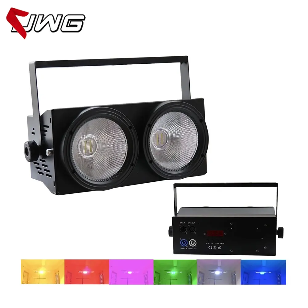 Free Shipping 2x100W RGBWA UV 6 IN 1 COB Leds 2 Eyes Blinder Lighting DMX Effect Stage DJ Disco Theater Lighting
Free Shipping 2x100W RGBWA UV 6 IN 1 COB Leds 2 Eyes Blinder Lighting DMX Effect Stage DJ Disco Theater Lighting