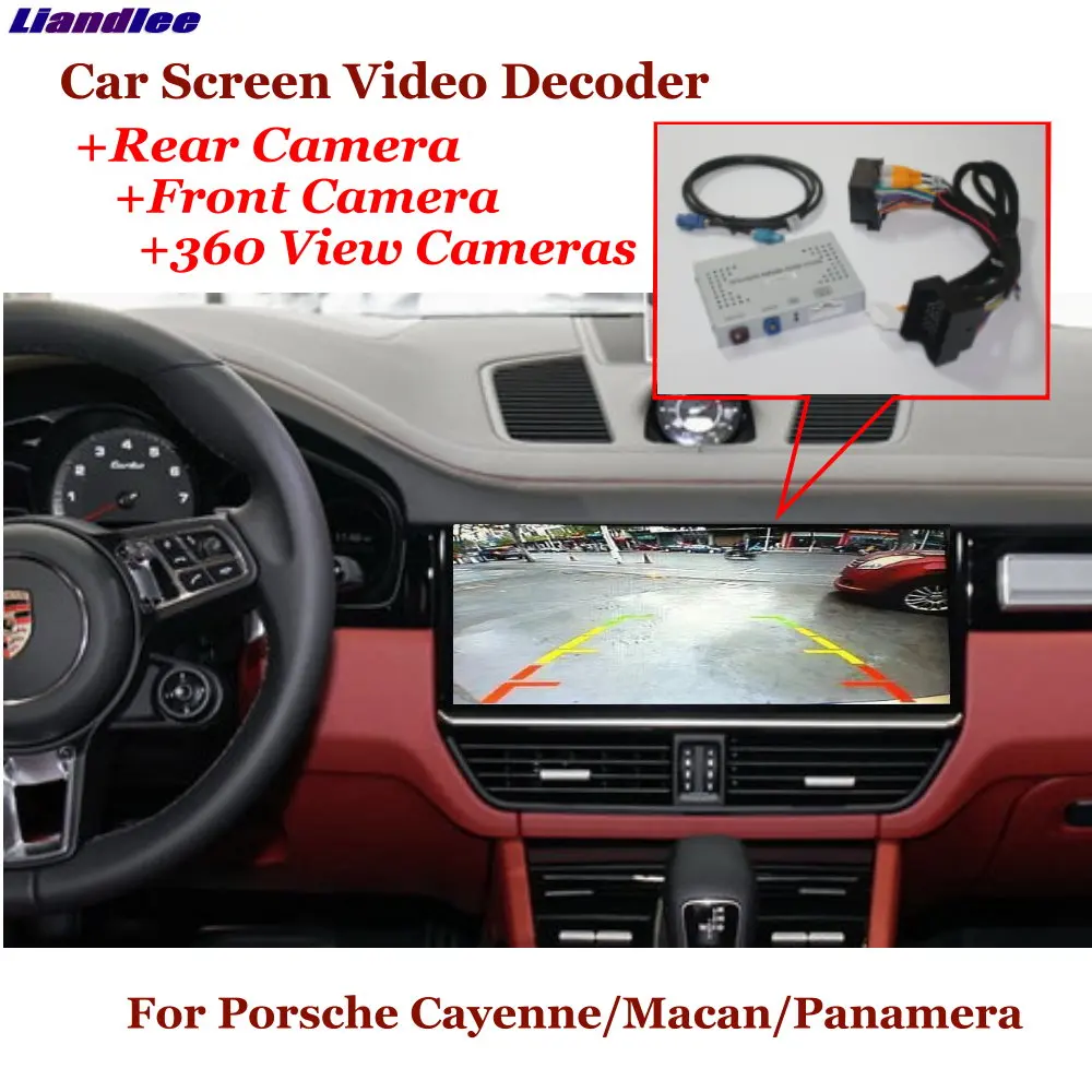 Автомобильный HD видео декодер для Porsche Cayenne/Macan/Panamera 2015-2022, задний вид, заднее изображение, Canbus, передняя камера DVR 360
Автомобильный HD видео декодер для Porsche Cayenne/Macan/Panamera 2015-2022, задний вид, заднее изображение, Canbus, передняя камера DVR 360
