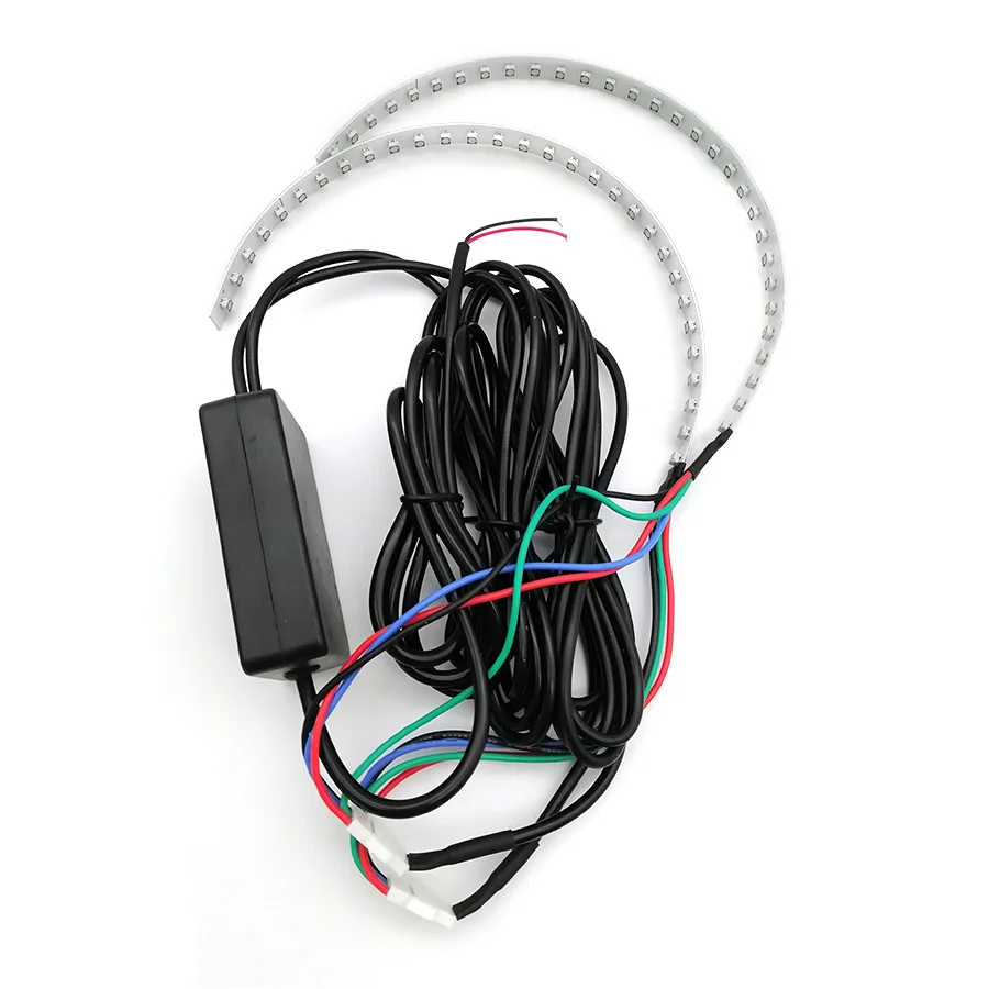 RGB светодиодный Demon Eyes Halo Кольцо объектив проектора модернизация фары управление Bluetooth
RGB светодиодный Demon Eyes Halo Кольцо объектив проектора модернизация фары управление Bluetooth