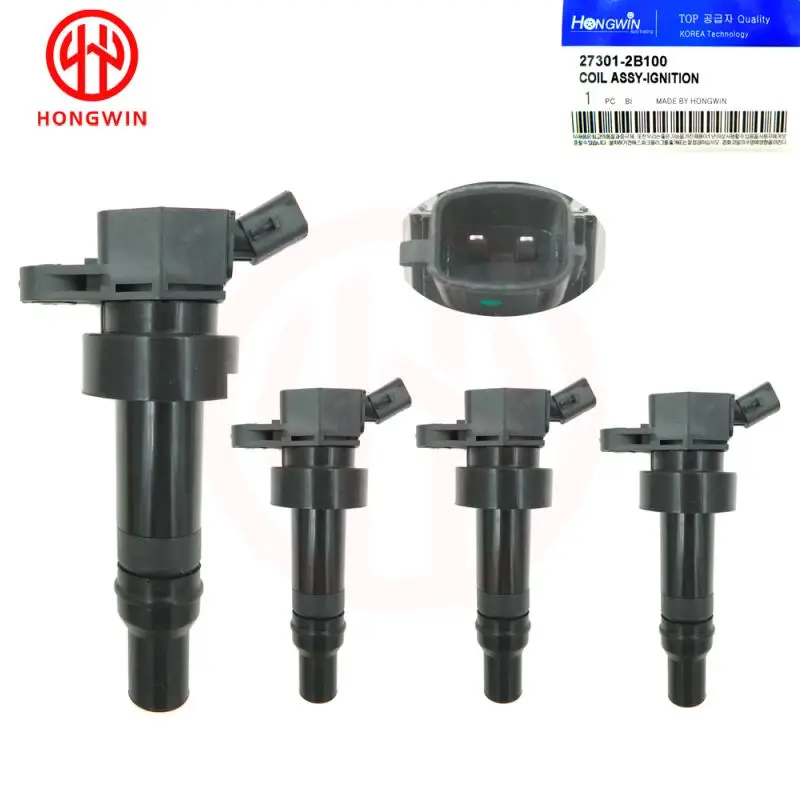 Set Of 4pcs Ignition Coil 27301-2B100 For Hyundai Accent Veloste KIA Rio5 Soul 2012-2018 1.6L 27301-2B100 27301 2B100 273012B100
Set Of 4pcs Ignition Coil 27301-2B100 For Hyundai Accent Veloste KIA Rio5 Soul 2012-2018 1.6L 27301-2B100 27301 2B100 273012B100