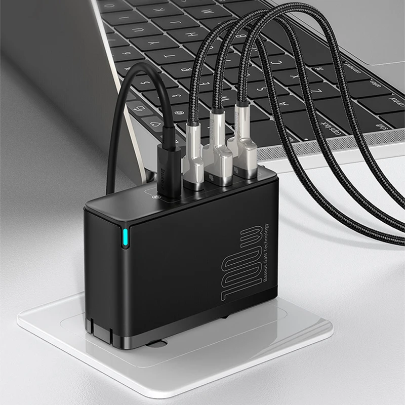 100W GaN four-port charger GaN2 Pro is suitable for iPhone mobile phone Macbook notebook fast charging fast charging head
100W GaN four-port charger GaN2 Pro is suitable for iPhone mobile phone Macbook notebook fast charging fast charging head