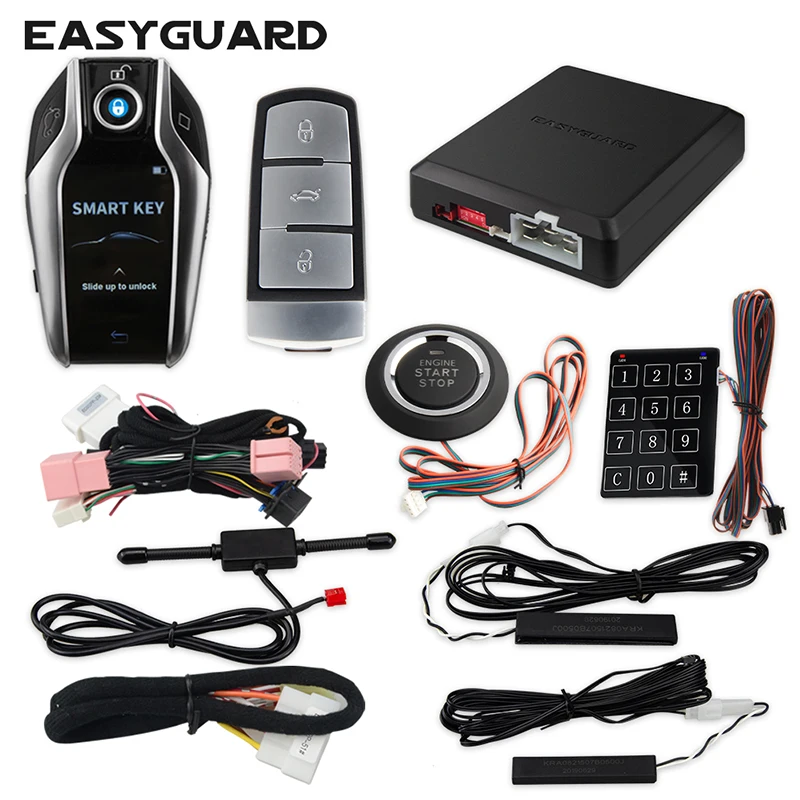 EASYGUARD Plug & Play CAN BUS fit for petrol VW golf 6,golf 7 passat car alarm system remote starter push button LCD smart key
EASYGUARD Plug & Play CAN BUS fit for petrol VW golf 6,golf 7 passat car alarm system remote starter push button LCD smart key