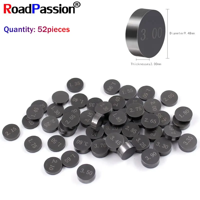 52 pcs Motorbike Motor Engine Adjustable Valve Shim Diameter 9.48mm Kit For SUZUKI LT-A750X LT-A750XP LT-A750XPZ LT-R450Z
52 pcs Motorbike Motor Engine Adjustable Valve Shim Diameter 9.48mm Kit For SUZUKI LT-A750X LT-A750XP LT-A750XPZ LT-R450Z
