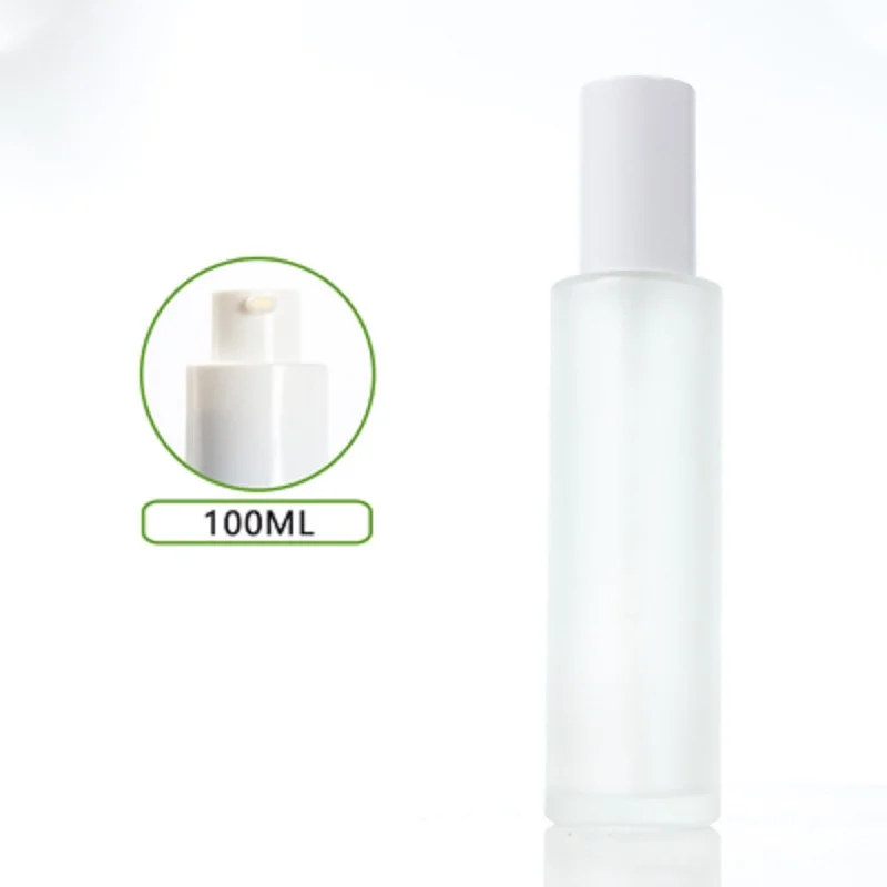 100ml frosted/green/blue/white glass bottle white pump lid toner serum/lotion/emulsion/foundation/gel cosmetic packing
100ml frosted/green/blue/white glass bottle white pump lid toner serum/lotion/emulsion/foundation/gel cosmetic packing