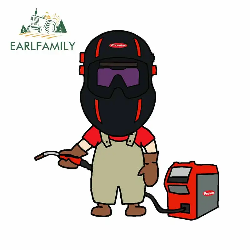 EARLFAMILY 13cm x 12.8cm For Welder Welding Creative Car Sticker Vinyl Material Decal Waterproof Motorcycle For JDM SUV RV
EARLFAMILY 13cm x 12.8cm For Welder Welding Creative Car Sticker Vinyl Material Decal Waterproof Motorcycle For JDM SUV RV