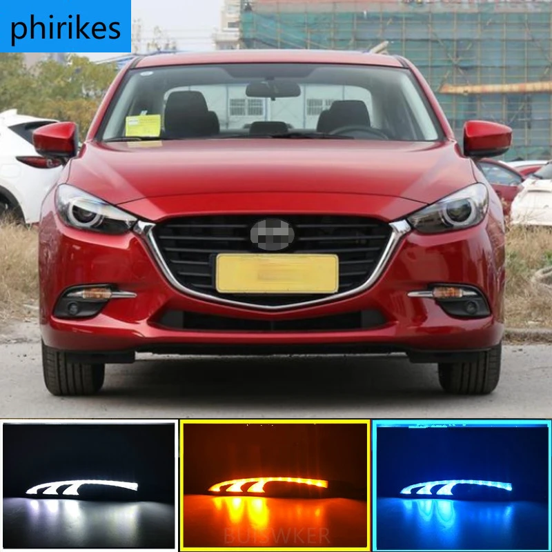 for Mazda 3 Mazda3 Axela 2017 2018 Driving DRL with turn signal Daytime Running Light fog lamp Relay 12V Daylight car styling
for Mazda 3 Mazda3 Axela 2017 2018 Driving DRL with turn signal Daytime Running Light fog lamp Relay 12V Daylight car styling
