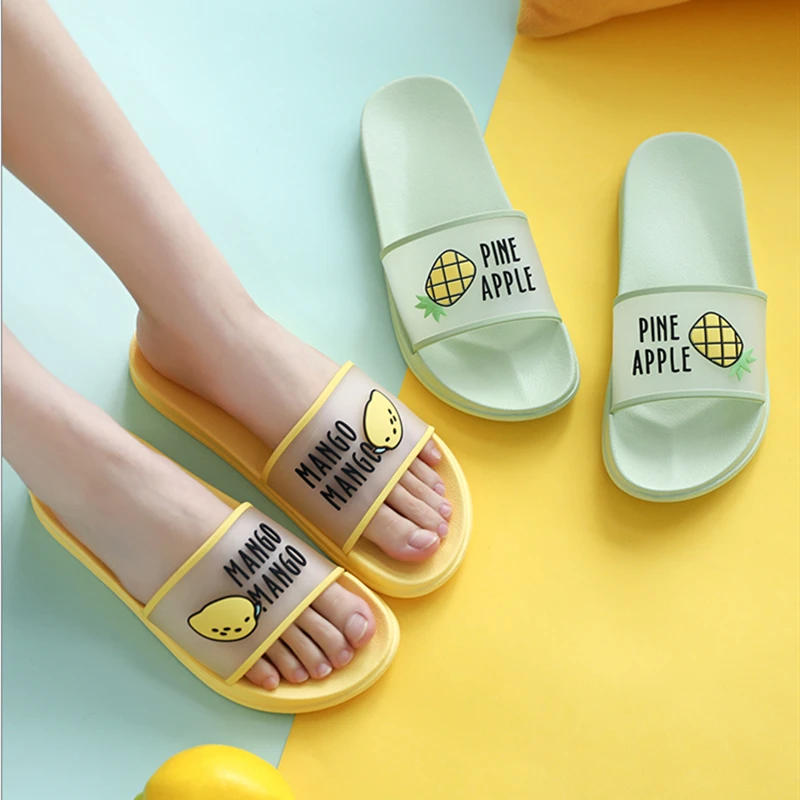 2021 Indoor Women Jelly Slippers Cartoon Fruits Strawberry Mango Ladies Home Bath Slides Non Slip Lightweight Women Casual Shoes
2021 Indoor Women Jelly Slippers Cartoon Fruits Strawberry Mango Ladies Home Bath Slides Non Slip Lightweight Women Casual Shoes