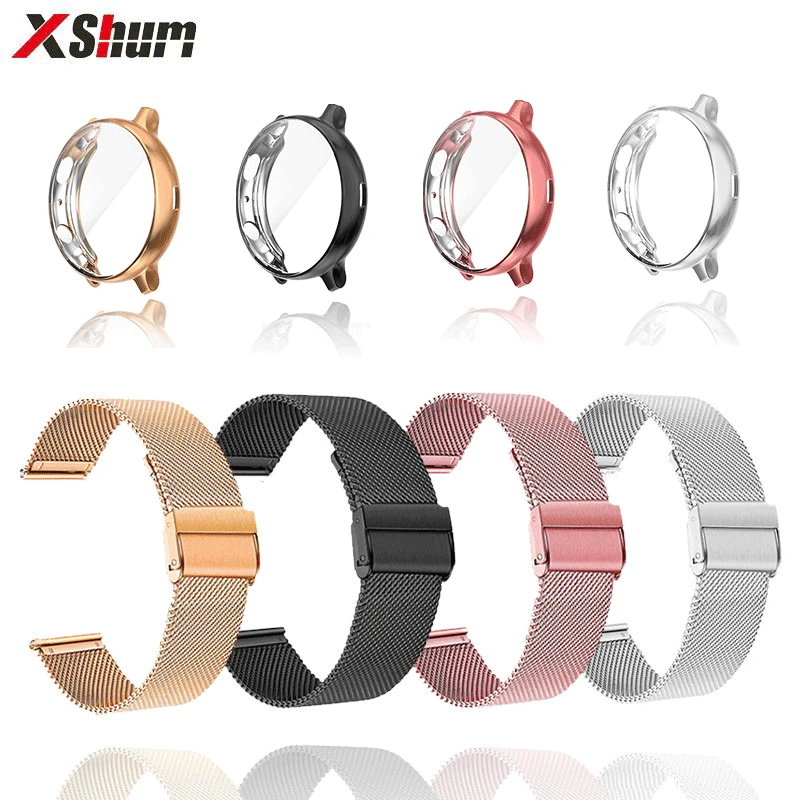Strap For Samsung Galaxy Watch 3 41mm 45mm Active 2 Watch 4 42mm 46mm Band With Protector TPU Case Screen Bracelet Accessories
Strap For Samsung Galaxy Watch 3 41mm 45mm Active 2 Watch 4 42mm 46mm Band With Protector TPU Case Screen Bracelet Accessories