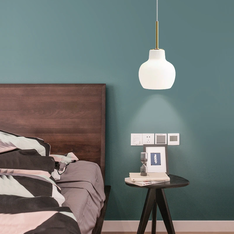 Danish Style Pendant Lights For Bedroom Bedside Study Counter Nordic Modern Creative Fashion Glass Decoration Indoor Luminaire
Danish Style Pendant Lights For Bedroom Bedside Study Counter Nordic Modern Creative Fashion Glass Decoration Indoor Luminaire