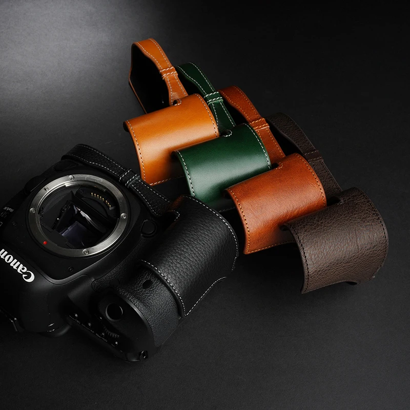 Genuine Leather Half Case Camera Cover for Canon EOS 5D MARK IV 5D4 With Opening Battery Door
Genuine Leather Half Case Camera Cover for Canon EOS 5D MARK IV 5D4 With Opening Battery Door