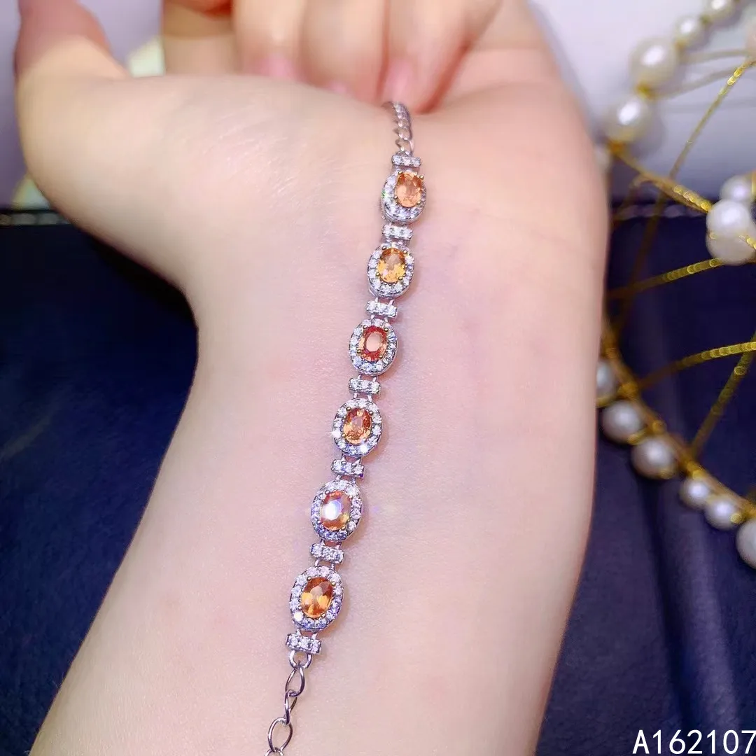 Exquisite Jewelry 925 Sterling Silver Natural Color Sapphire Girl Luxury Popular OL Style Gem Hand Bracelet Support Detection
Exquisite Jewelry 925 Sterling Silver Natural Color Sapphire Girl Luxury Popular OL Style Gem Hand Bracelet Support Detection