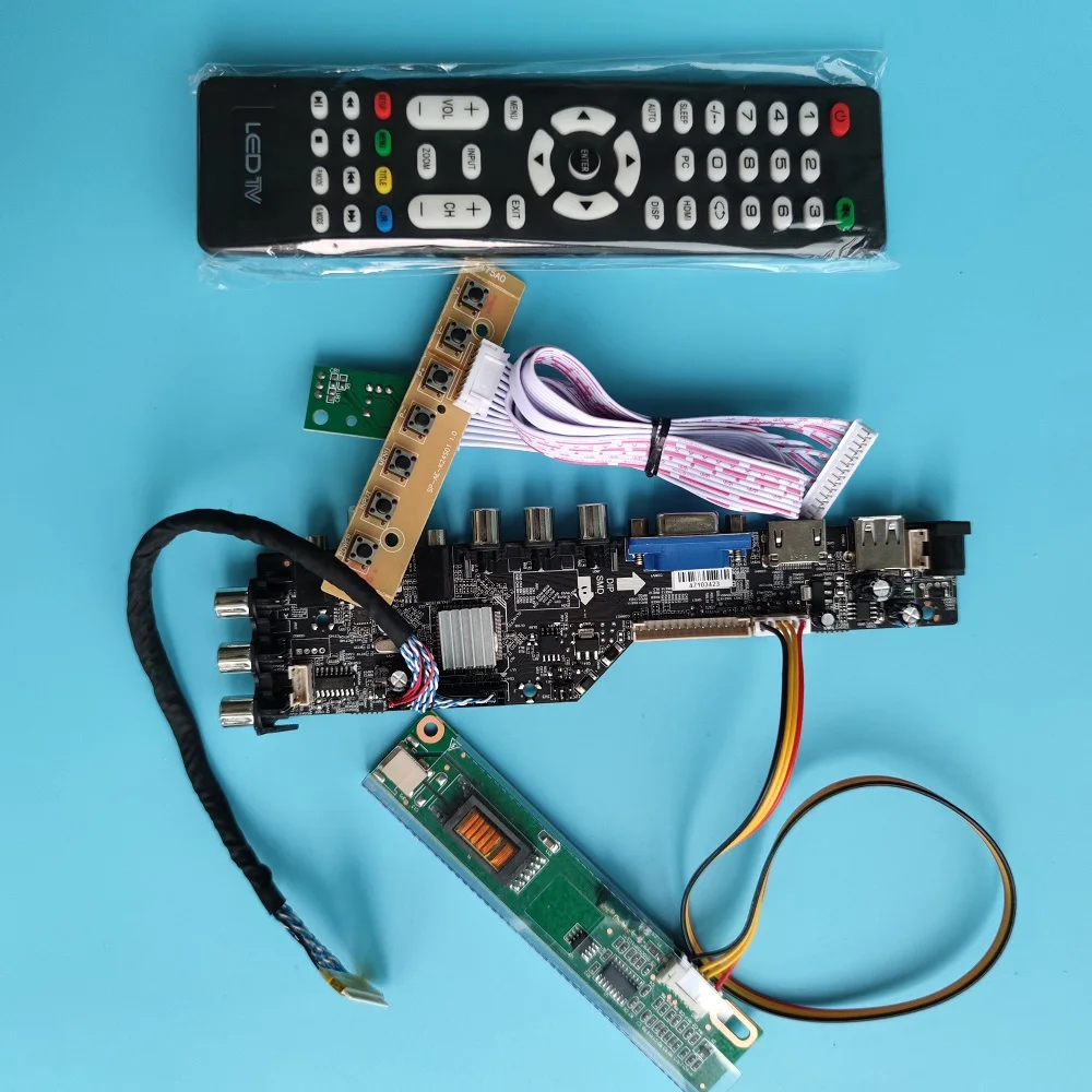 Комплект для LP154W01 HDMI-совместимый DVB-T DVB-C 1280x800 Дисплей AV дистанционный светодиодный USB VGA AV ТВ контроллер плата драйвер цифровая панель
Комплект для LP154W01 HDMI-совместимый DVB-T DVB-C 1280x800 Дисплей AV дистанционный светодиодный USB VGA AV ТВ контроллер плата драйвер цифровая панель
