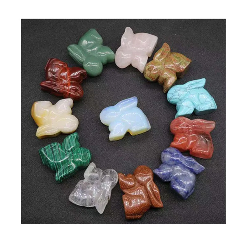 Hand Carved Folk Crafts Box Mixed Quartz Bunny Shaped Crystal Stones For Gifts
Hand Carved Folk Crafts Box Mixed Quartz Bunny Shaped Crystal Stones For Gifts