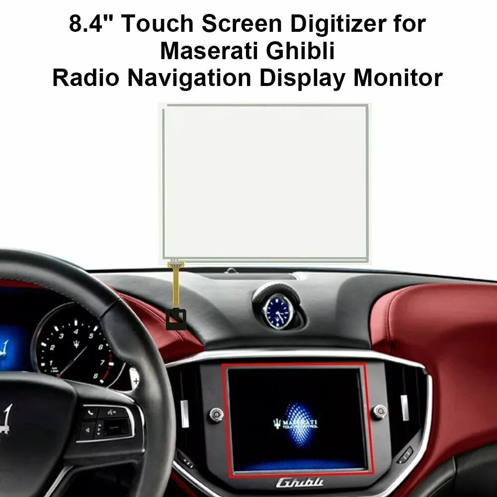 8.4" Touch LCD Screen Digitizer for Maserati Ghibli Radio Navigation Display Monitor
8.4" Touch LCD Screen Digitizer for Maserati Ghibli Radio Navigation Display Monitor