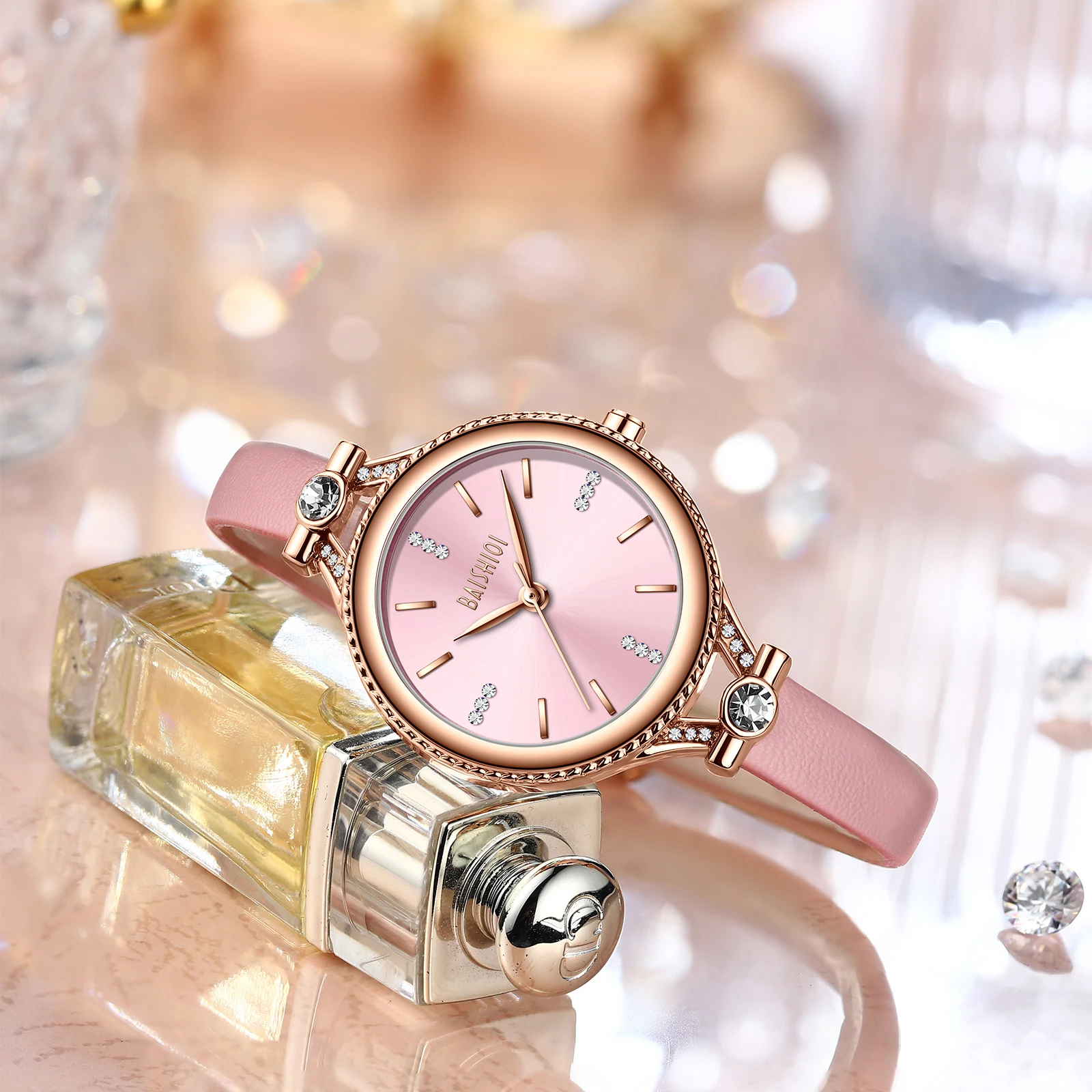 Best Quartz Quartz Casual Watch 30m Waterproof Water Roman Numerals Diamond Dial Watch Elegant Lady Gift
Best Quartz Quartz Casual Watch 30m Waterproof Water Roman Numerals Diamond Dial Watch Elegant Lady Gift