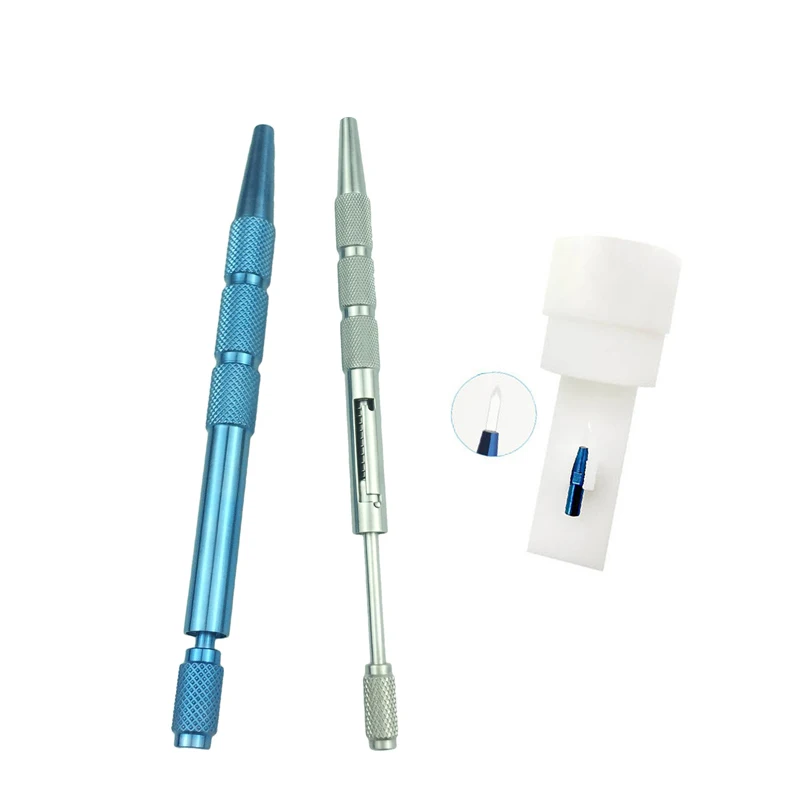 1pcs Stainless /titanium Ophthalmic Straight Double Lancet Sapphire blades Handle ophthalmic eye instrument
1pcs Stainless /titanium Ophthalmic Straight Double Lancet Sapphire blades Handle ophthalmic eye instrument
