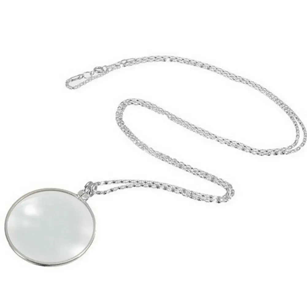 Retro Utility Monocle Lens Necklace With 5x Magnifier Coin Magnifying Glass Pendant Necklace Fashion Jewelry For Women Men
Retro Utility Monocle Lens Necklace With 5x Magnifier Coin Magnifying Glass Pendant Necklace Fashion Jewelry For Women Men