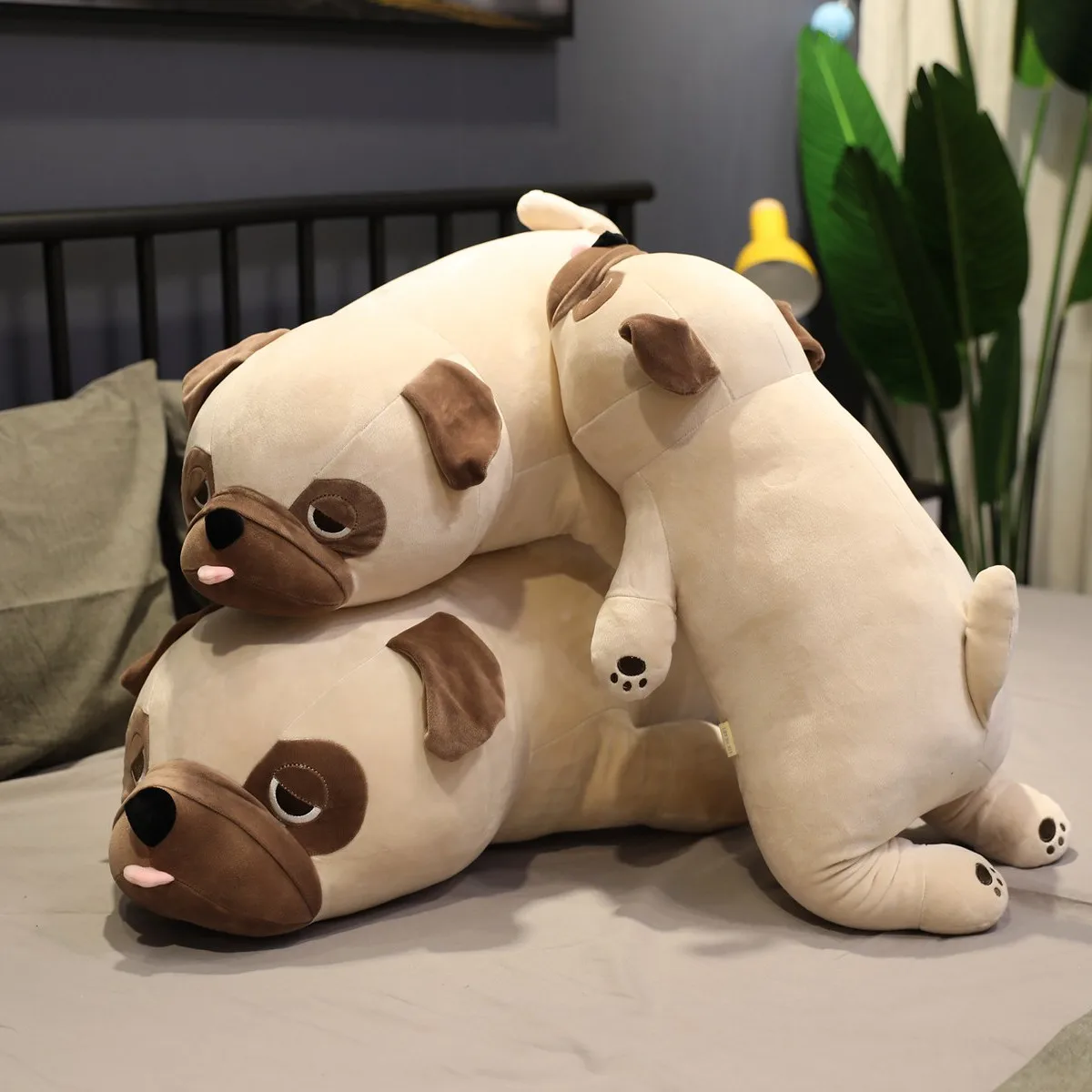 Kawaii Pug Dog плюшевая игрушка 55-85 см, большая подушка для сна для детей, подарок на день рождения, Рождество, День святого Валентина, милое животное для девочек
Kawaii Pug Dog плюшевая игрушка 55-85 см, большая подушка для сна для детей, подарок на день рождения, Рождество, День святого Валентина, милое животное для девочек