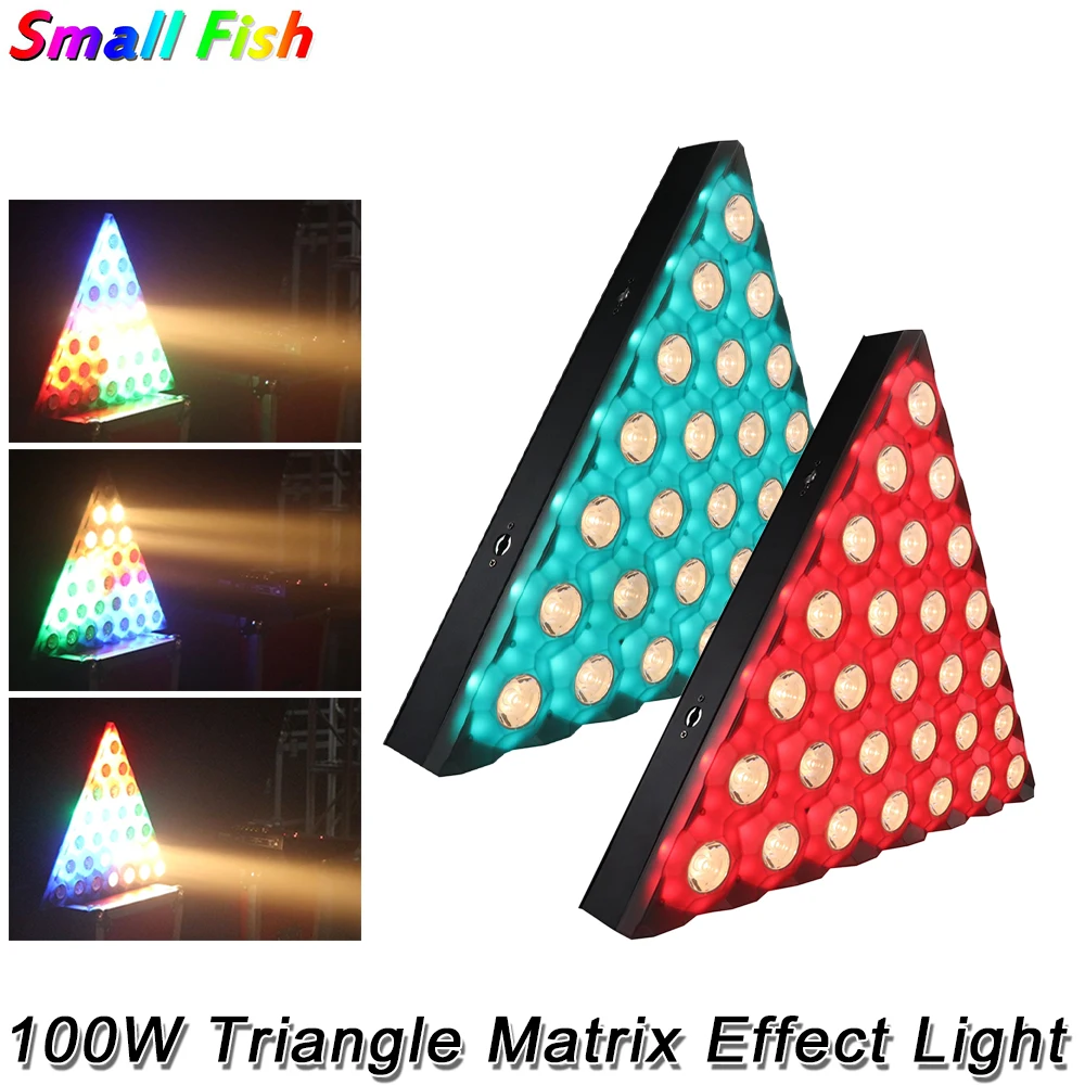 100W LED Triangle Matrix Light Stage LED Triangle Matrix Effect Lights Professional Disco DJ Strobe For Banquet Xmas KTV Club
100W LED Triangle Matrix Light Stage LED Triangle Matrix Effect Lights Professional Disco DJ Strobe For Banquet Xmas KTV Club