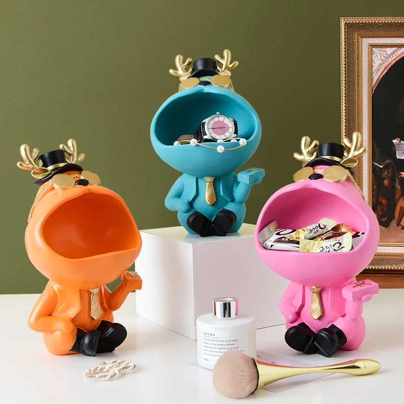 Modern Creative Deer Statue Storage Home Decoration Ornamental Resin Art Sculpture Figurines Living Room Decor Gift Decorative
Modern Creative Deer Statue Storage Home Decoration Ornamental Resin Art Sculpture Figurines Living Room Decor Gift Decorative
