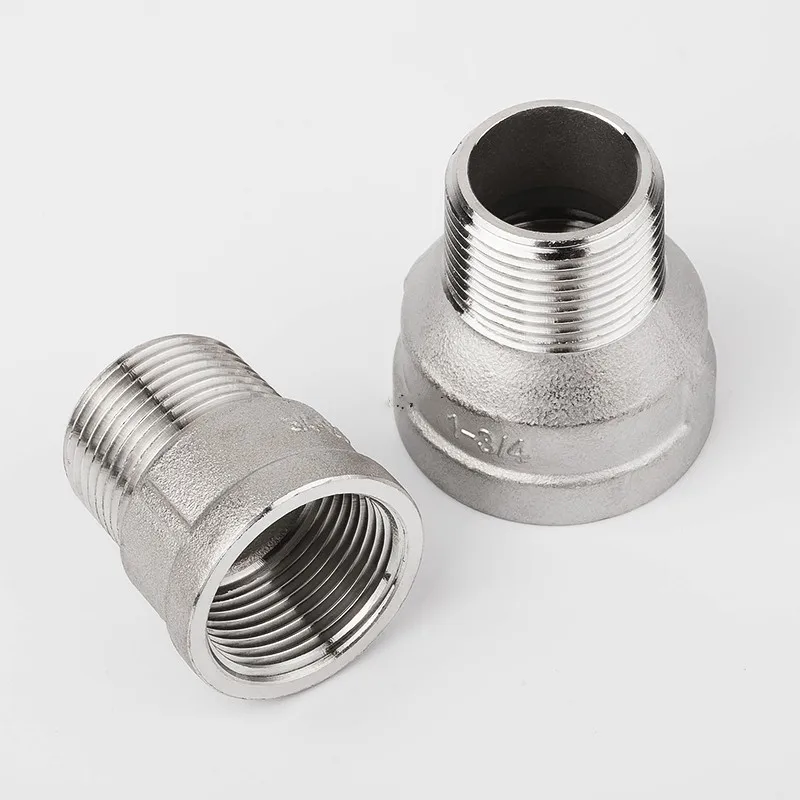 1/8" 1/4" 3/8" 1/2" 3/4" 1" BSP female to male Thread Reducer 304 Stainless Steel Pipe Fitting Connector Adpater
1/8" 1/4" 3/8" 1/2" 3/4" 1" BSP female to male Thread Reducer 304 Stainless Steel Pipe Fitting Connector Adpater