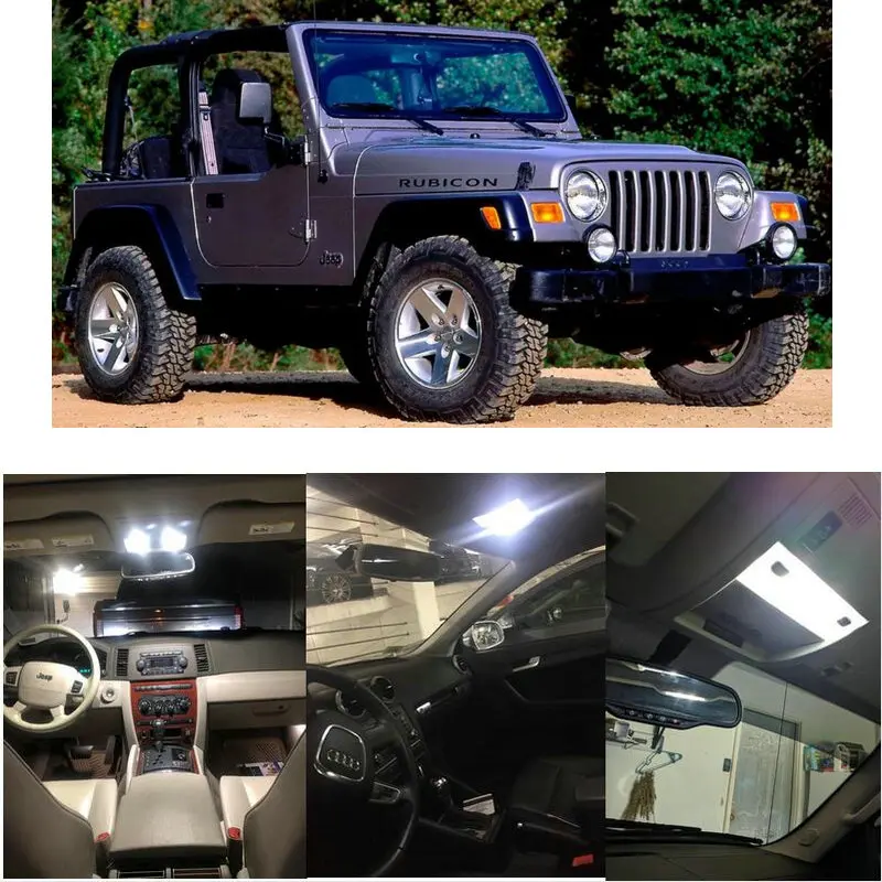 Car Interior Led Light Kit For 2006 TJ Wrangler Licnse plate Lamp bulb error free
Car Interior Led Light Kit For 2006 TJ Wrangler Licnse plate Lamp bulb error free